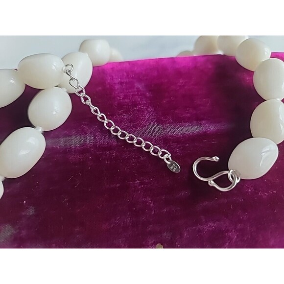 Artisan 925 White Calcite Floral Jewelry Set - Picture 6 of 10